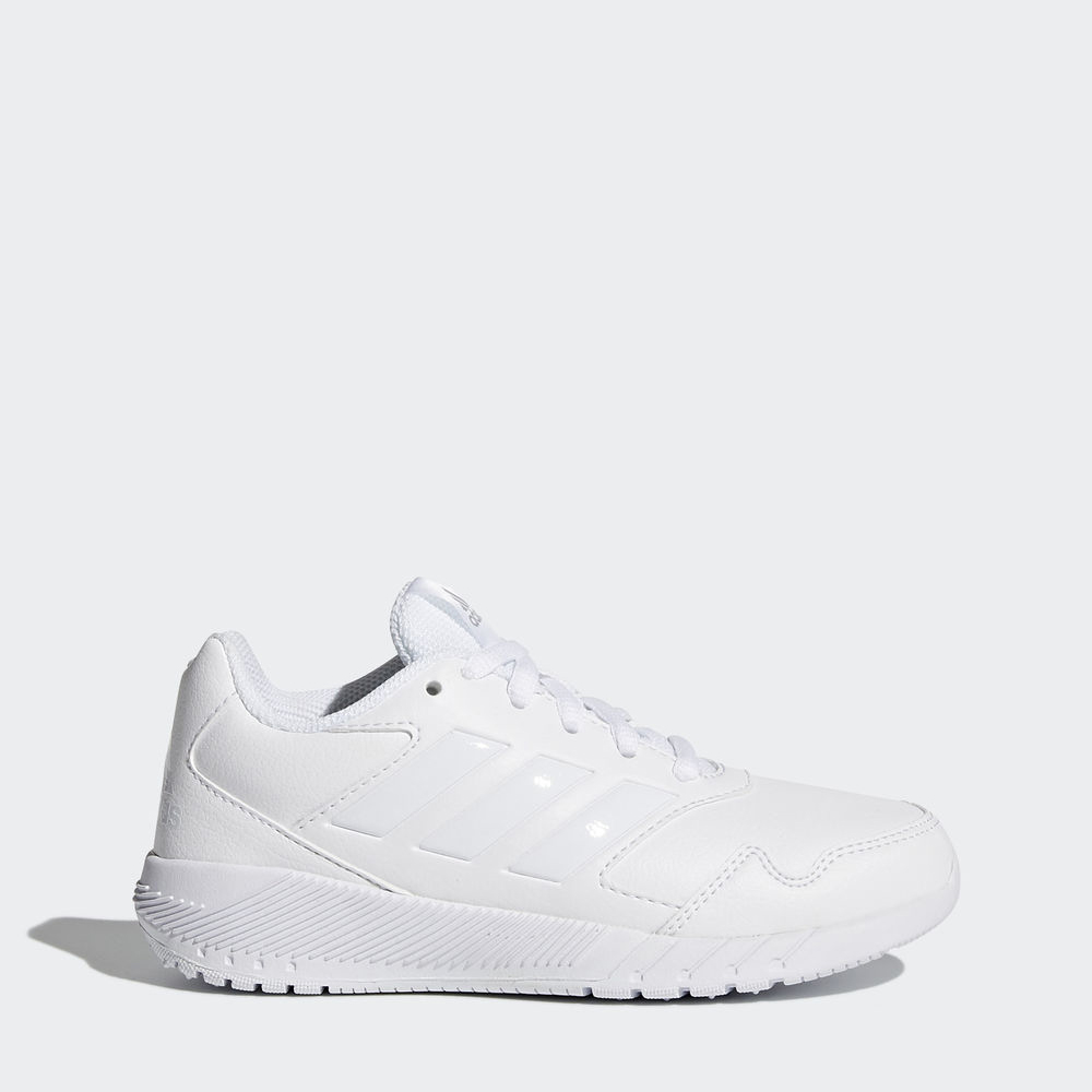 Adidas Altarun - παπουτσια για τρεξιμο για αγορια - Ασπρα/Ασπρα/Γκρι,Μέγεθος: EU 27 – 39 1/3 (470TRL